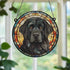 Newfoundland Stained Glass Effect Suncatcher